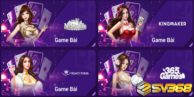 Casino SV368 - Đánh Poker đỉnh cao hoàn trả không giới hạn